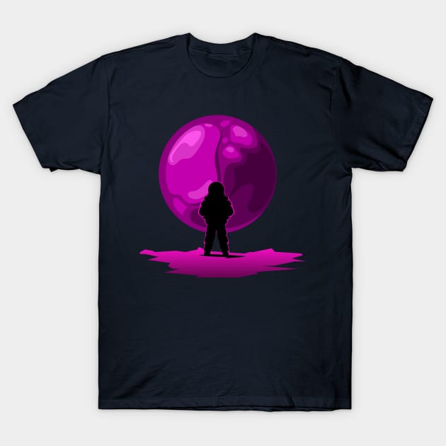 Astronaut in Space T-Shirt by Urbanic